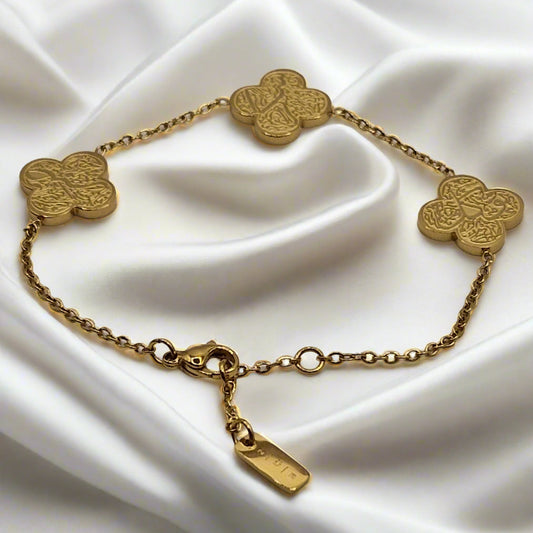 Sabr, Shukr & Tawwakul Clover Bracelet