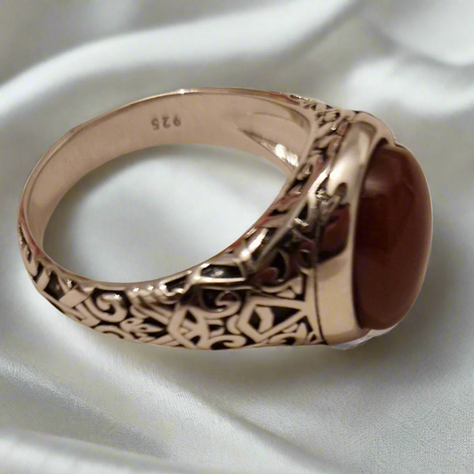 Turkish Aqeeq Ring