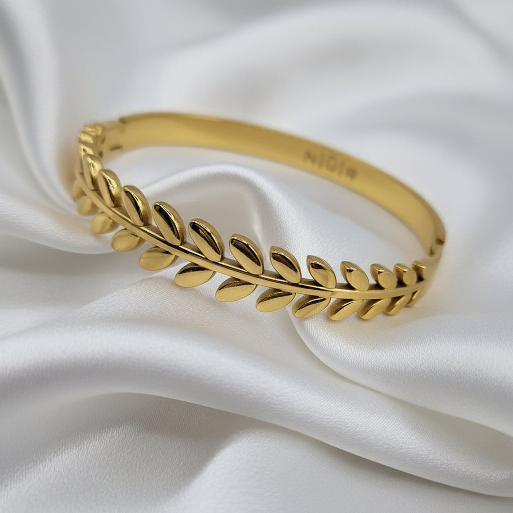 Olive Leaf Bangle