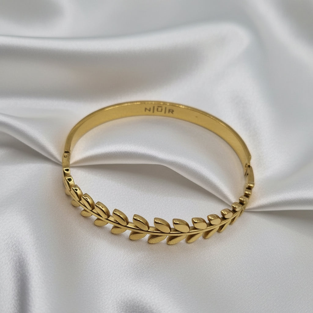 Olive Leaf Bangle
