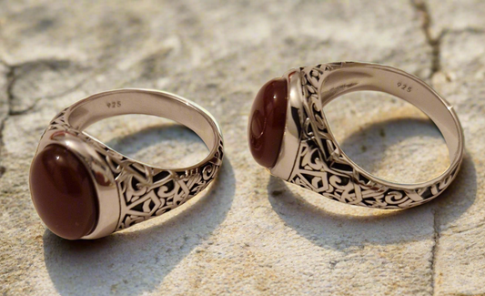 Turkish Aqeeq Ring