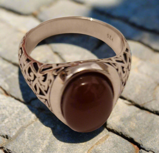 Turkish Aqeeq Ring